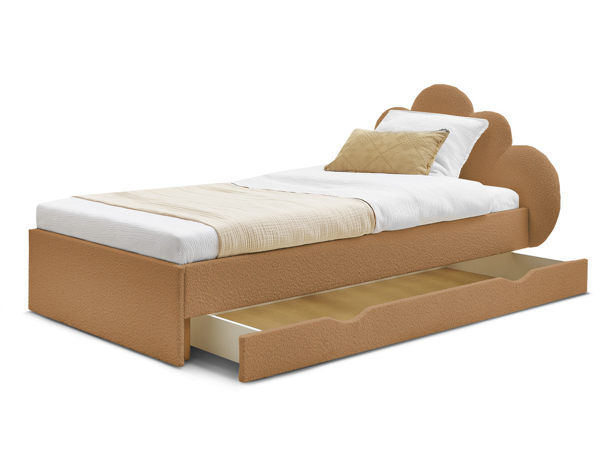 DEOTILLE kinderbed met massieve lattenbodem en lade