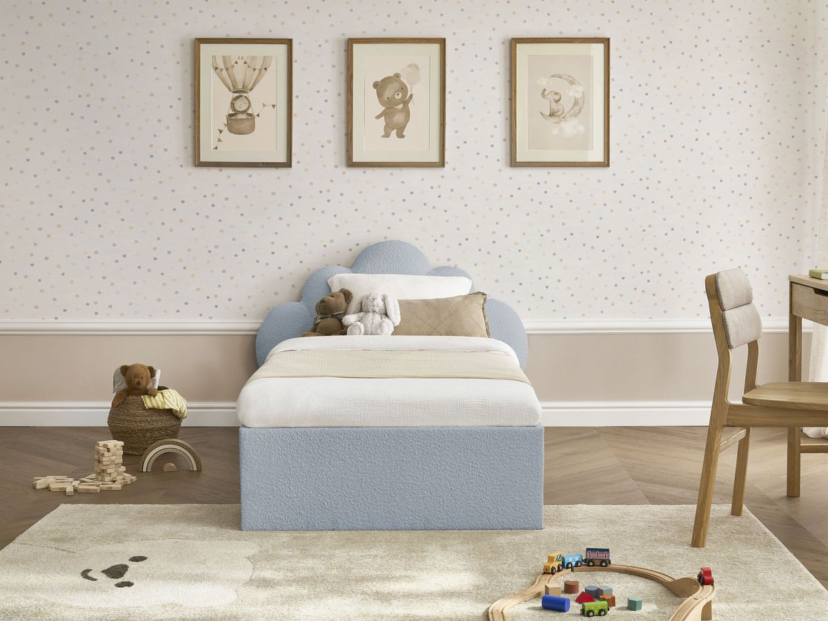 DEOTILLE kinderbed met massieve lattenbodem en lade