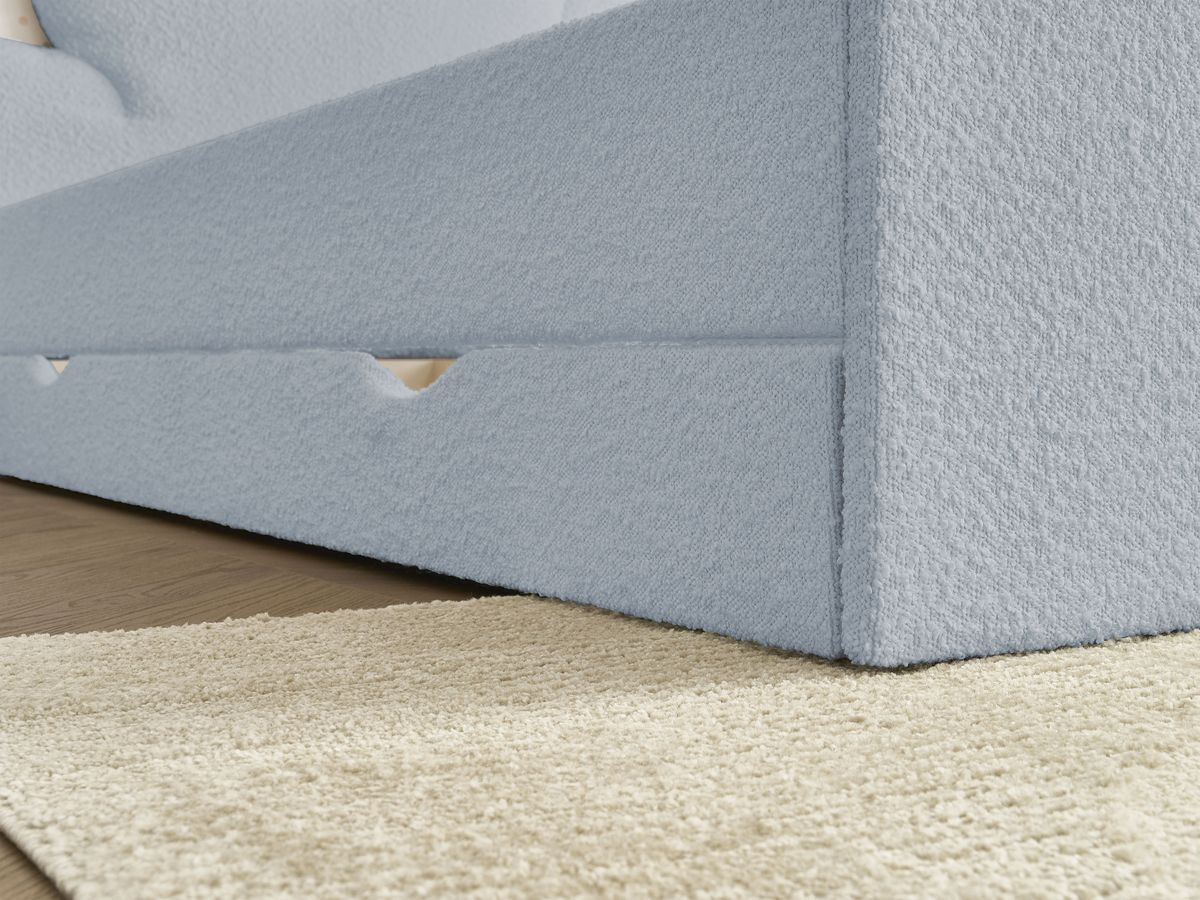 DEOTILLE kinderbed met massieve lattenbodem en lade