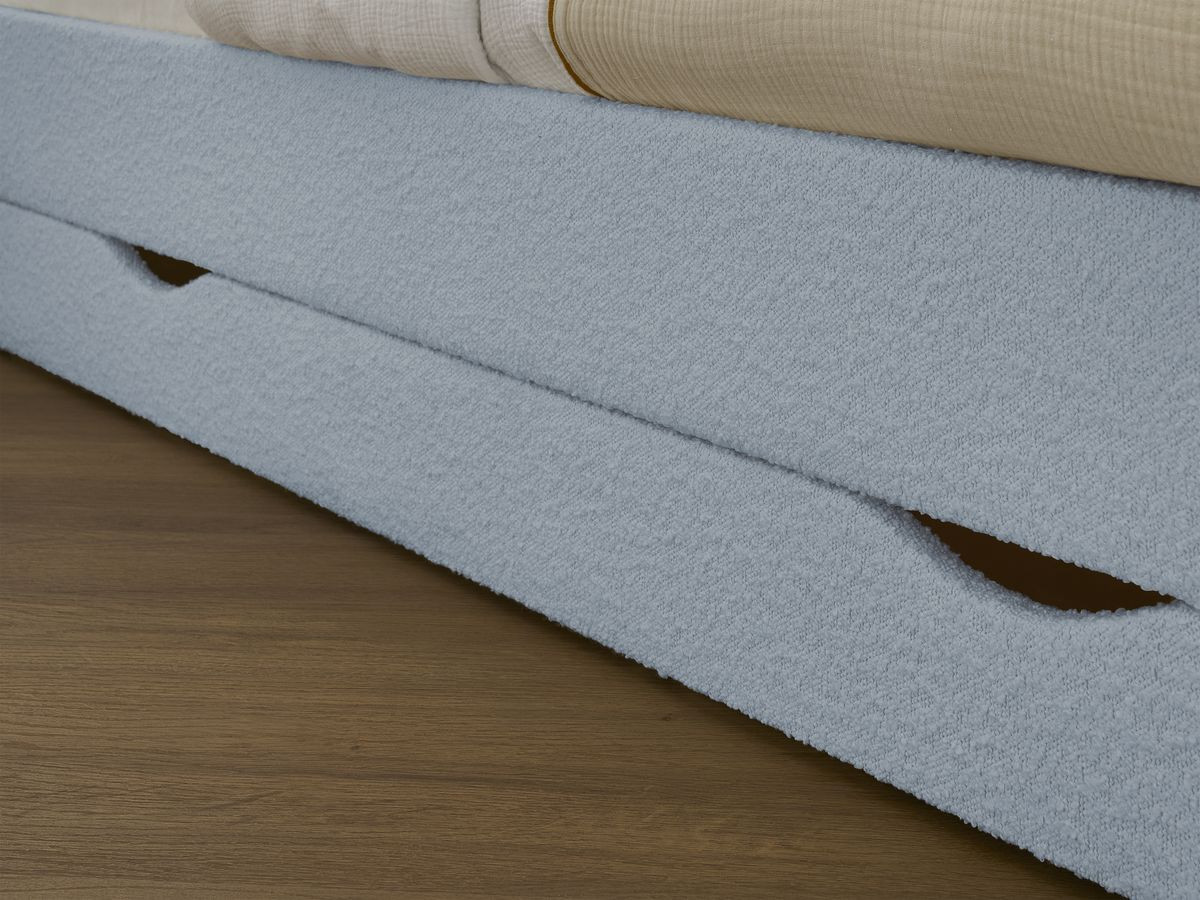 DEOTILLE kinderbed met massieve lattenbodem en lade