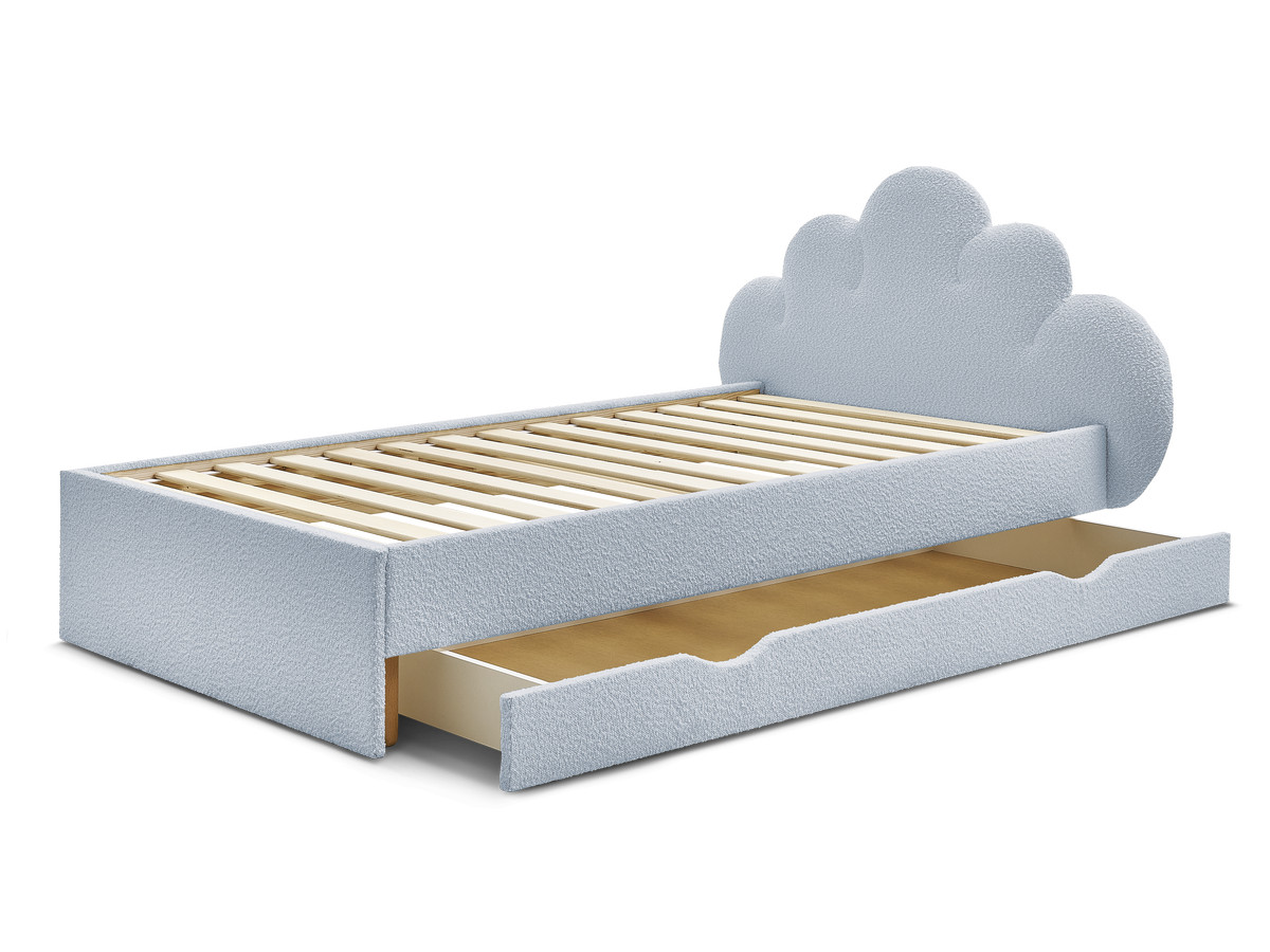 DEOTILLE kinderbed met massieve lattenbodem en lade