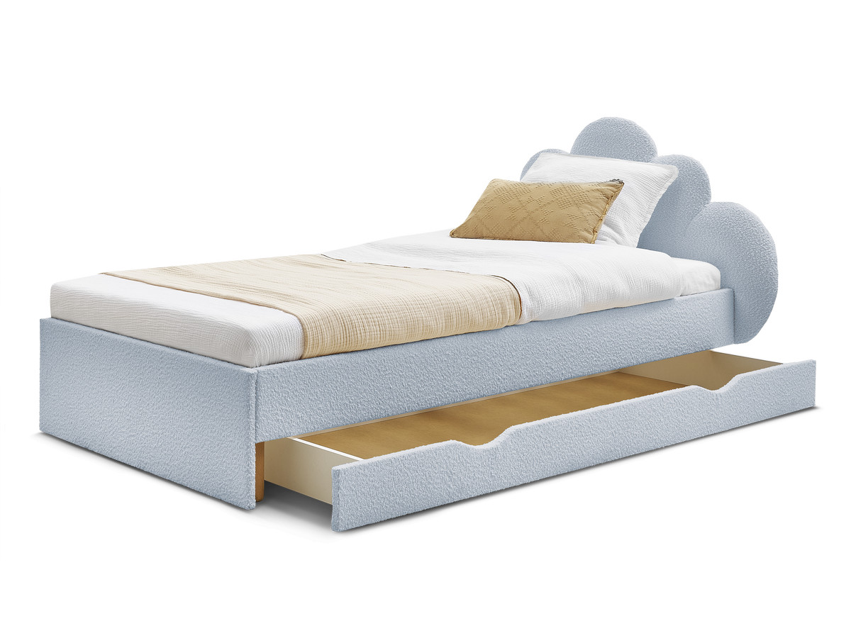 DEOTILLE kinderbed met massieve lattenbodem en lade