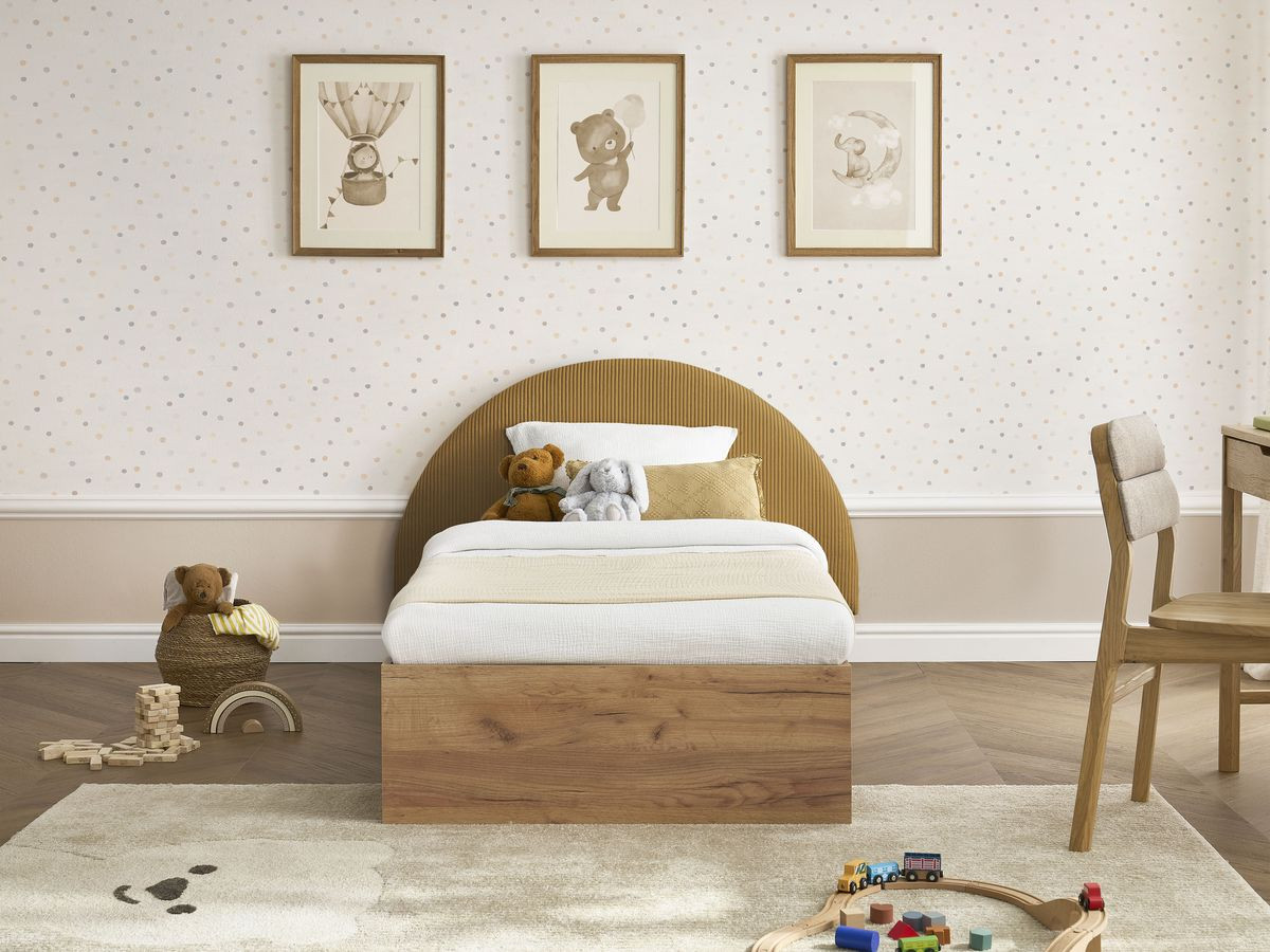 BRANDY kinderbed met massieve lattenbodem en lade
