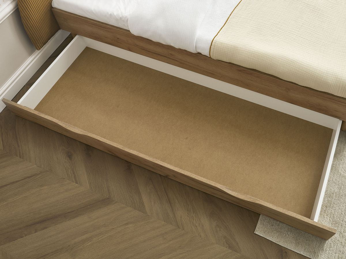 BRANDY kinderbed met massieve lattenbodem en lade