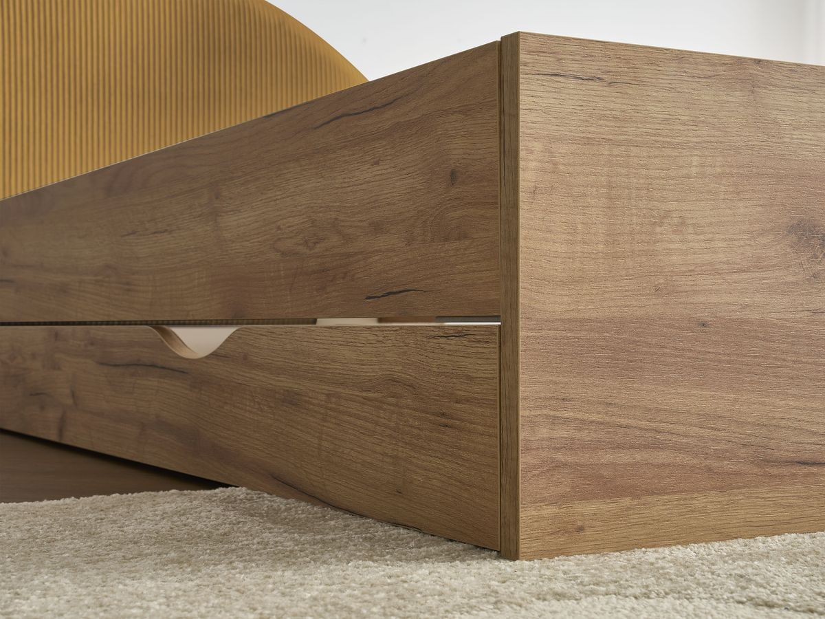 BRANDY kinderbed met massieve lattenbodem en lade