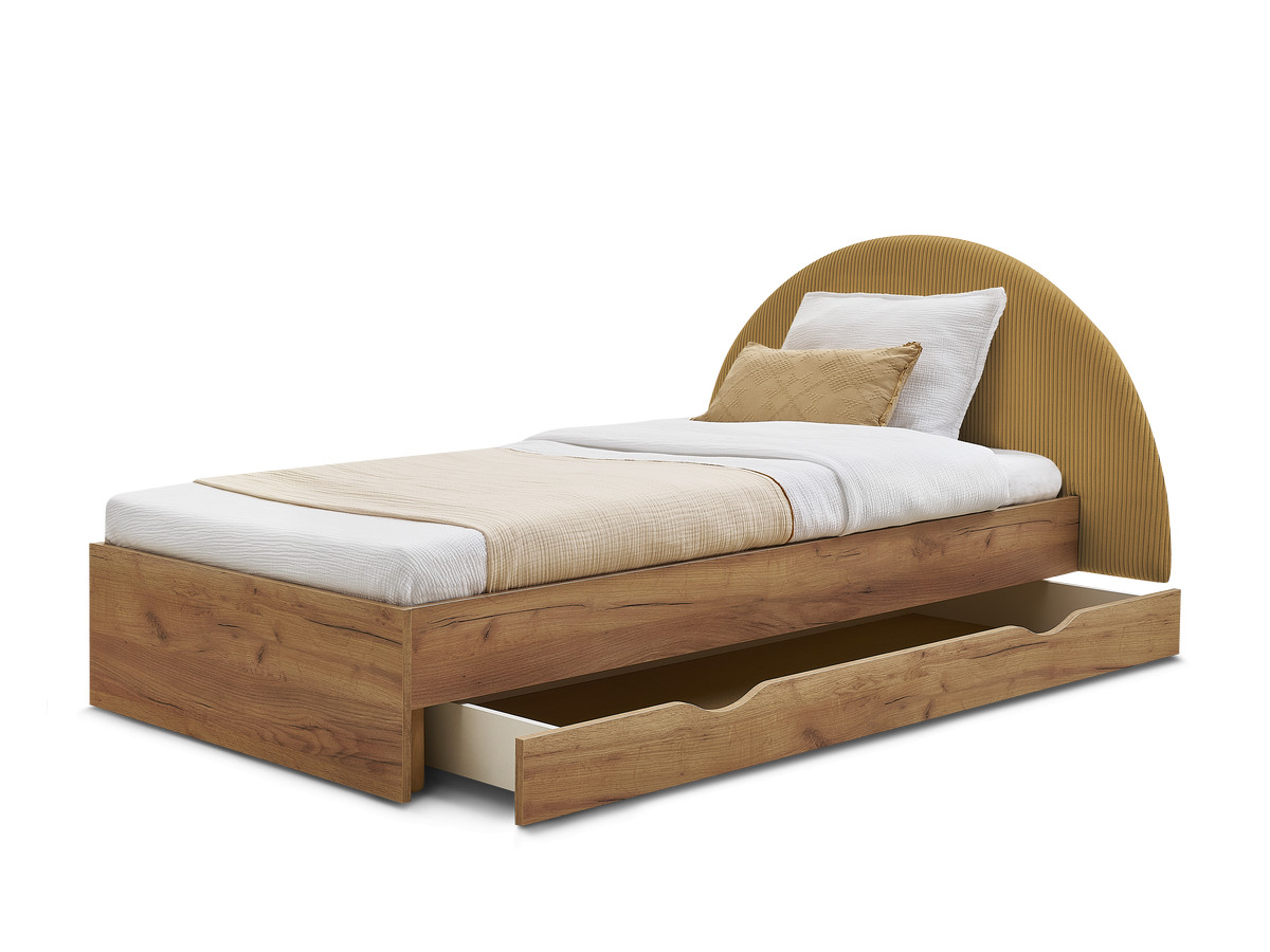 BRANDY kinderbed met massieve lattenbodem en lade