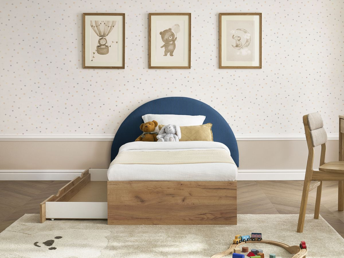 BRANDY kinderbed met massieve lattenbodem en lade