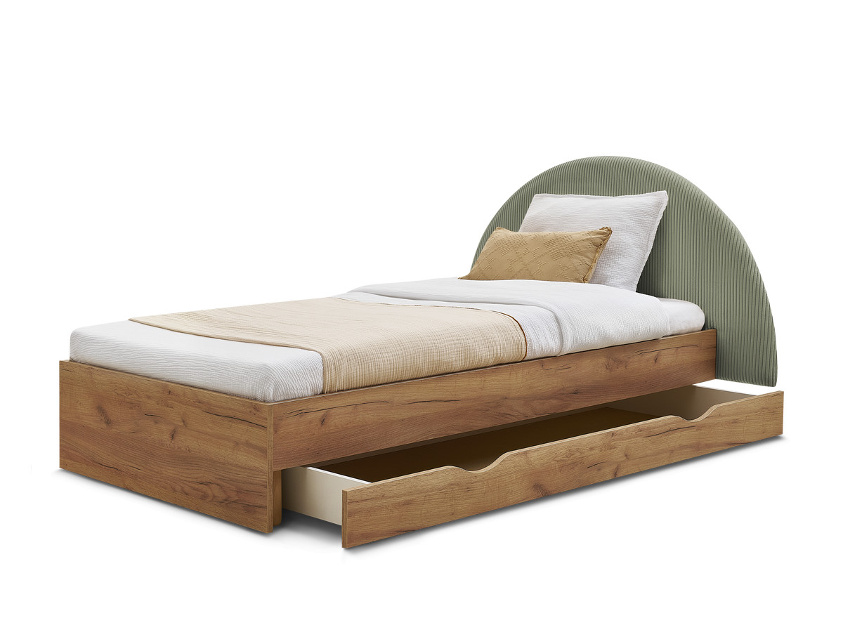 BRANDY kinderbed met massieve lattenbodem en lade