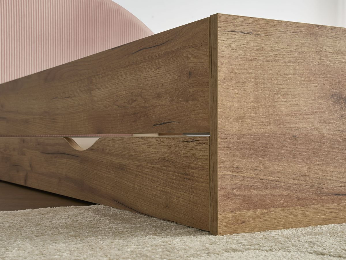 BRANDY kinderbed met massieve lattenbodem en lade