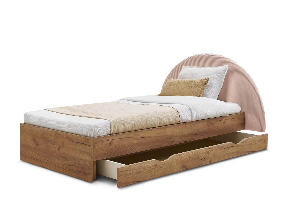 BRANDY kinderbed met massieve lattenbodem en lade
