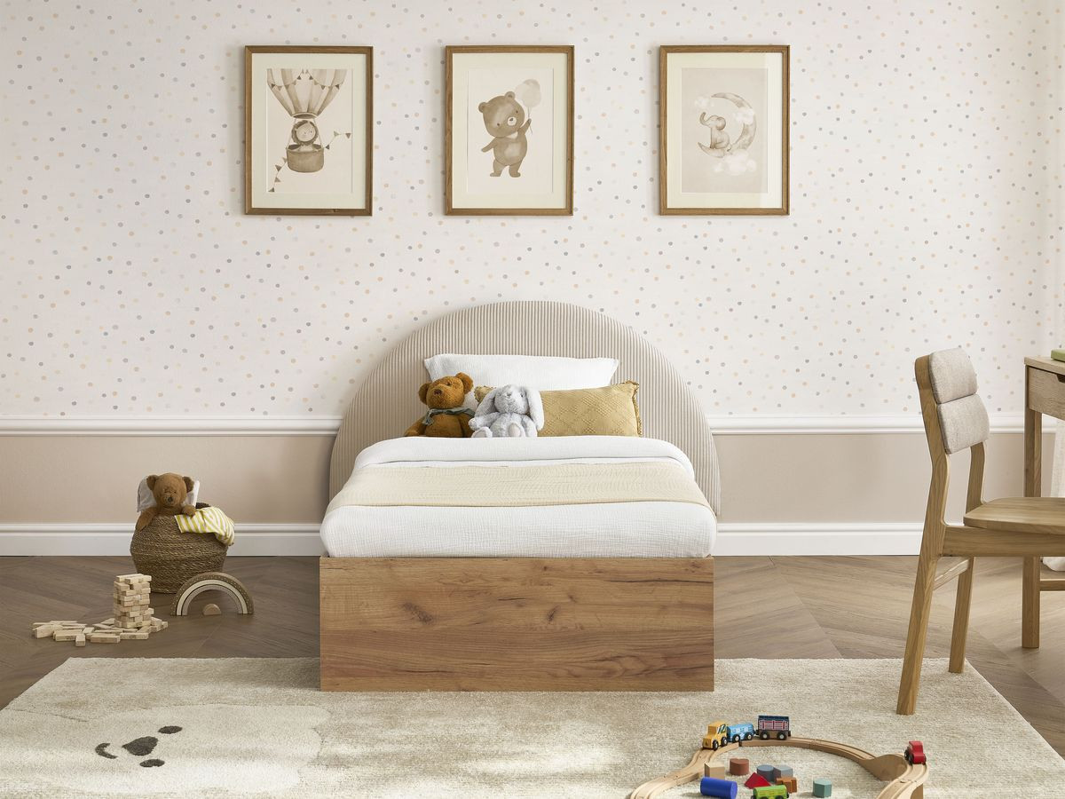 BRANDY kinderbed met massieve lattenbodem en lade