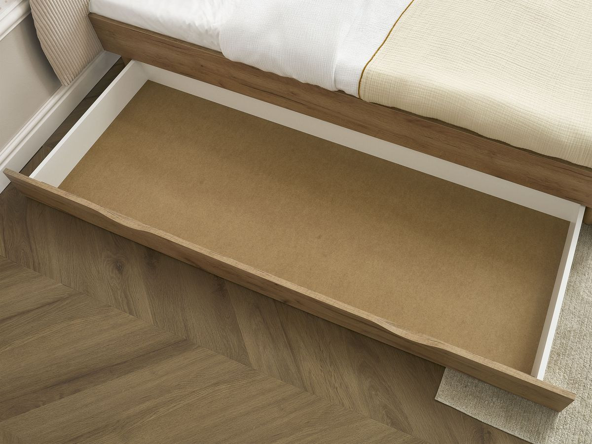 BRANDY kinderbed met massieve lattenbodem en lade