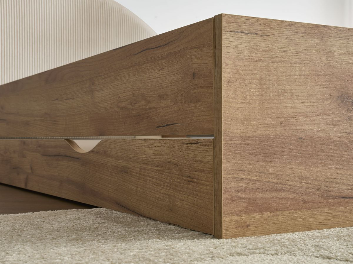 BRANDY kinderbed met massieve lattenbodem en lade