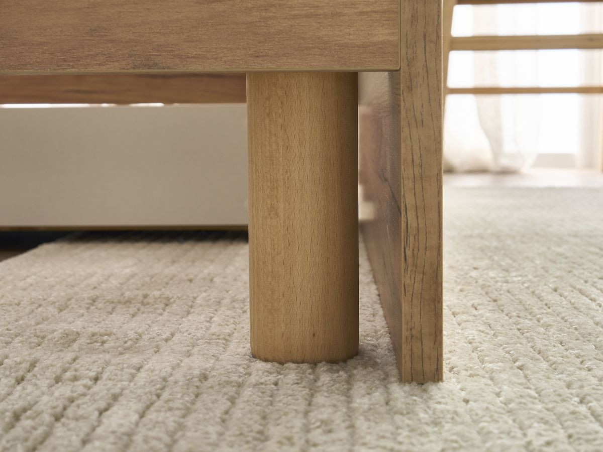 BRANDY kinderbed met massieve lattenbodem en lade