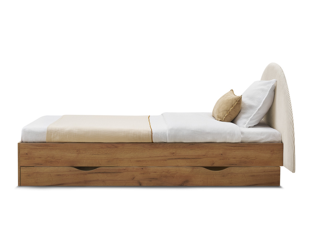 BRANDY kinderbed met massieve lattenbodem en lade