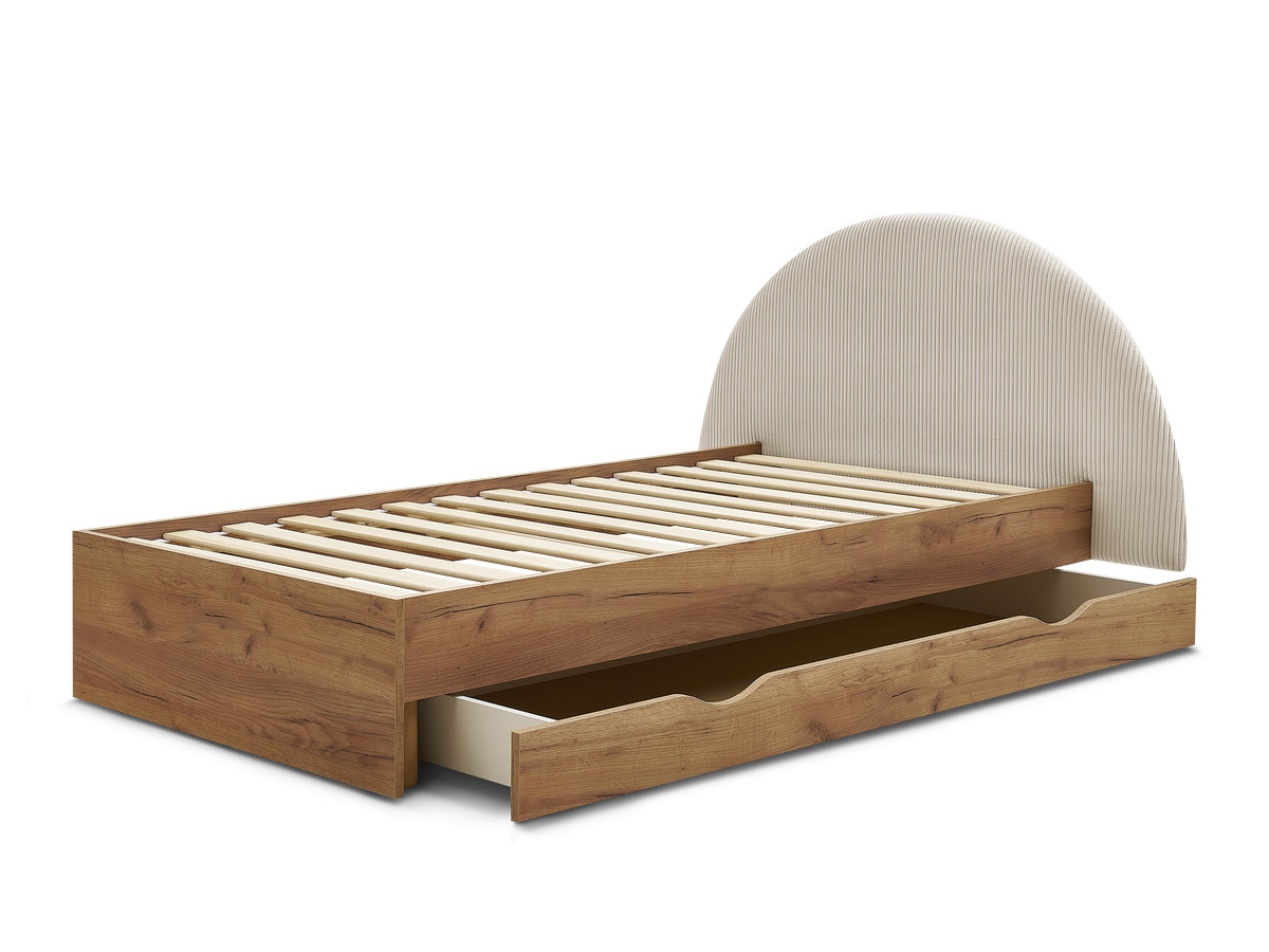BRANDY kinderbed met massieve lattenbodem en lade