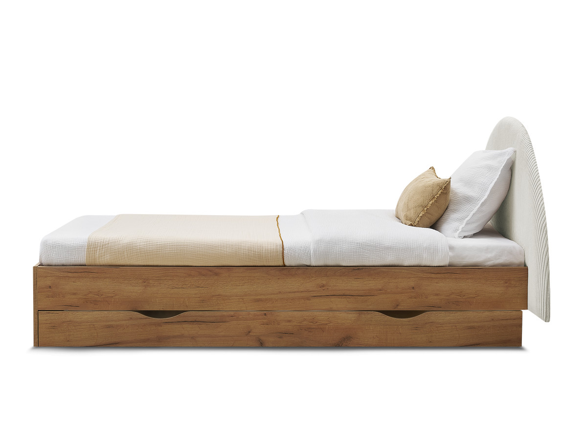 BRANDY kinderbed met massieve lattenbodem en lade