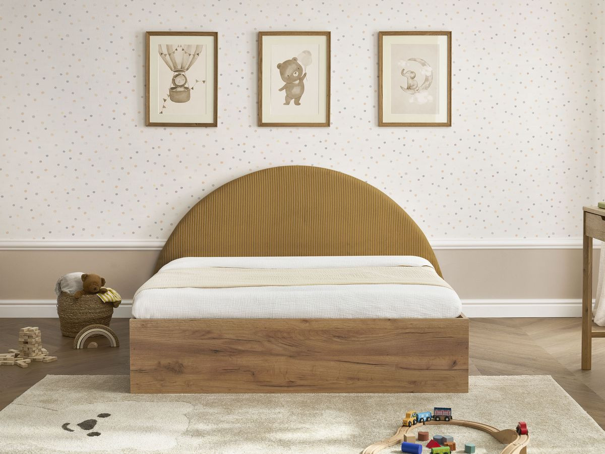 BRANDY kinderbed met massieve lattenbodem en lade