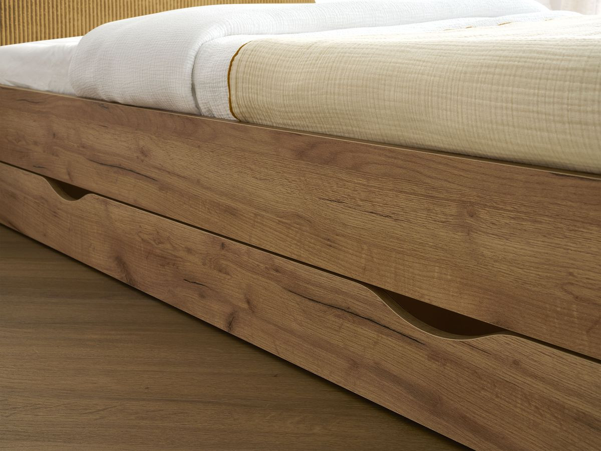 BRANDY kinderbed met massieve lattenbodem en lade