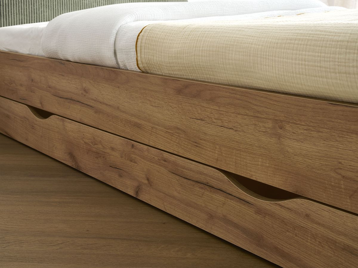 BRANDY kinderbed met massieve lattenbodem en lade