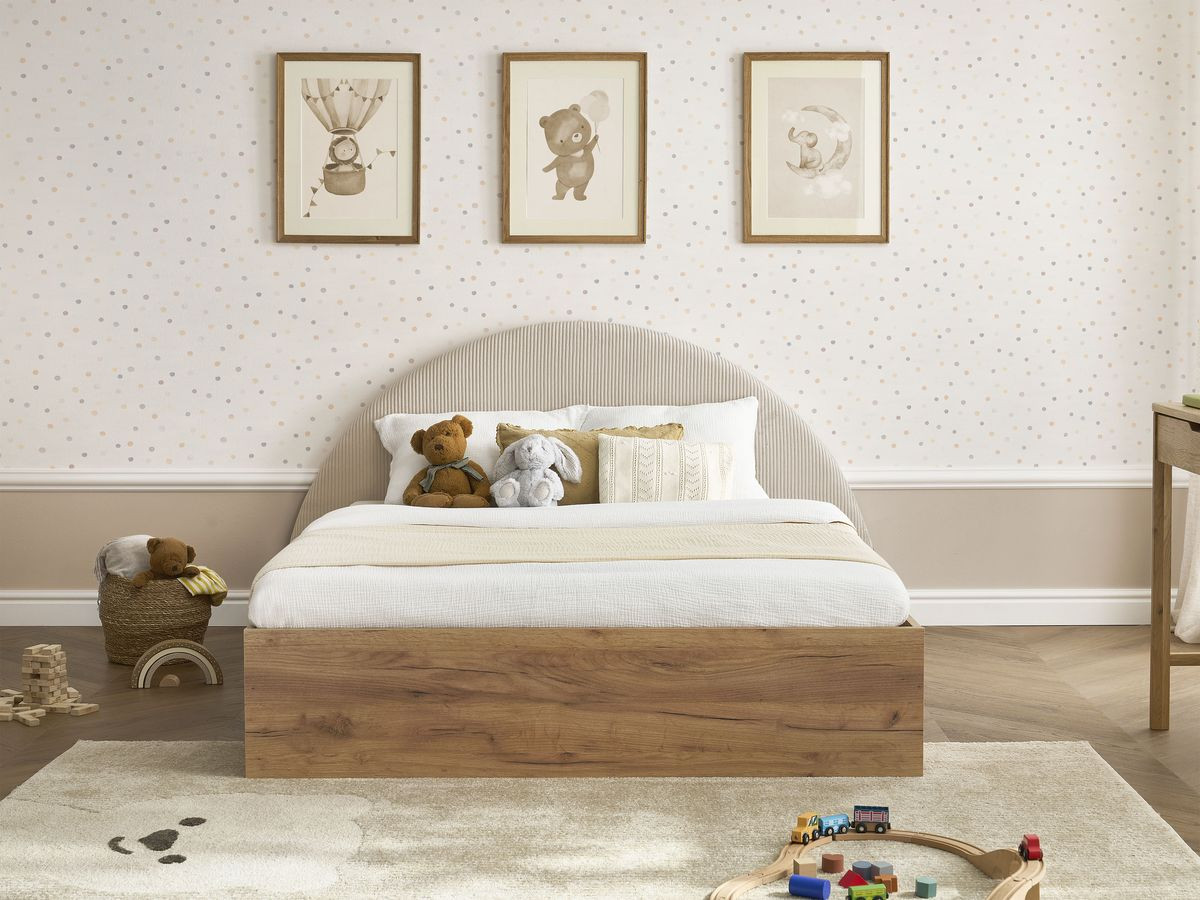 BRANDY kinderbed met massieve lattenbodem en lade