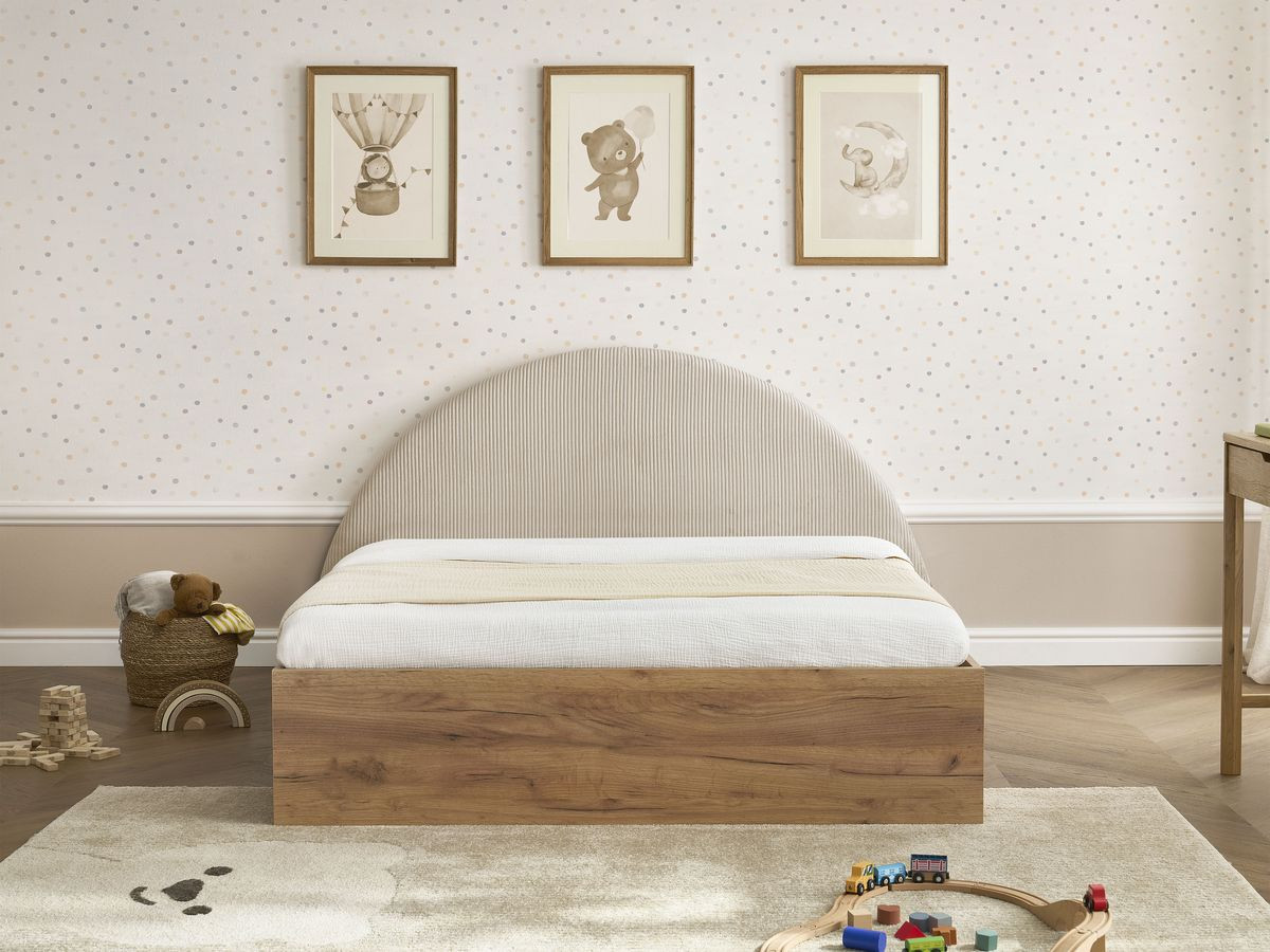 BRANDY kinderbed met massieve lattenbodem en lade
