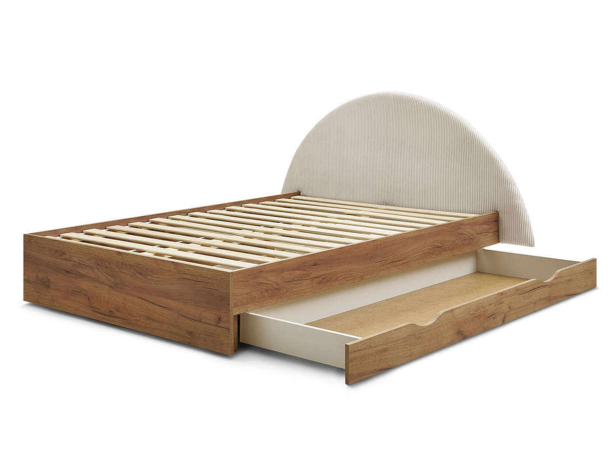 BRANDY kinderbed met massieve lattenbodem en lade