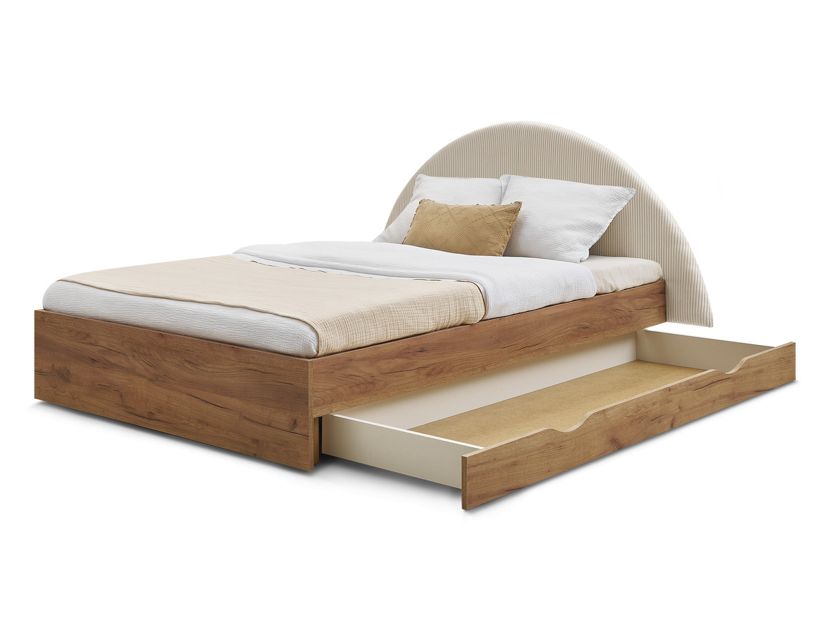 BRANDY kinderbed met massieve lattenbodem en lade