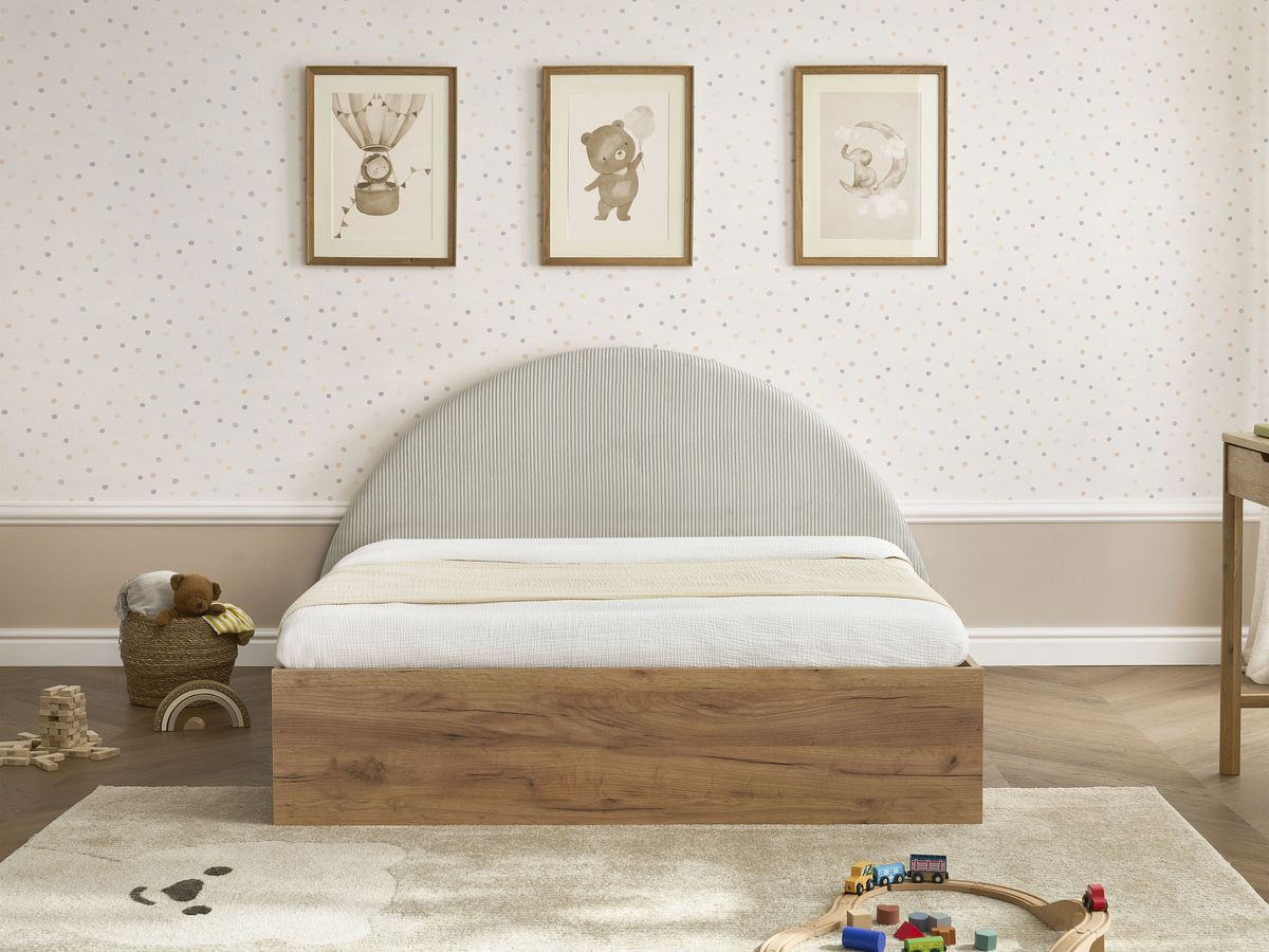 BRANDY kinderbed met massieve lattenbodem en lade