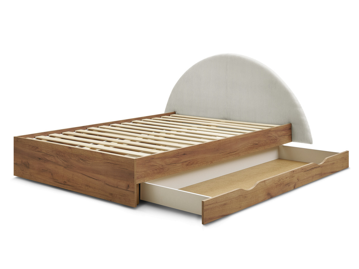 BRANDY kinderbed met massieve lattenbodem en lade