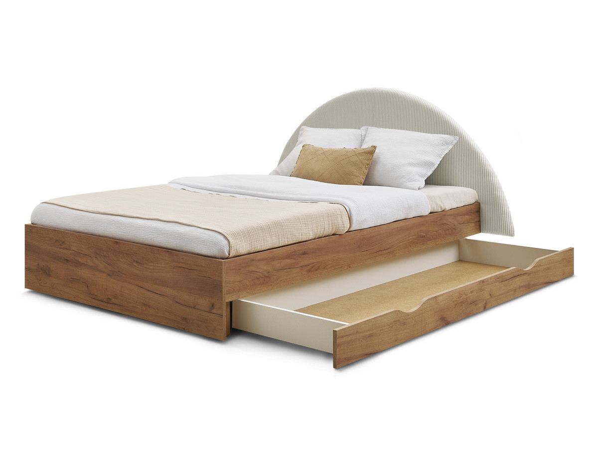 BRANDY kinderbed met massieve lattenbodem en lade