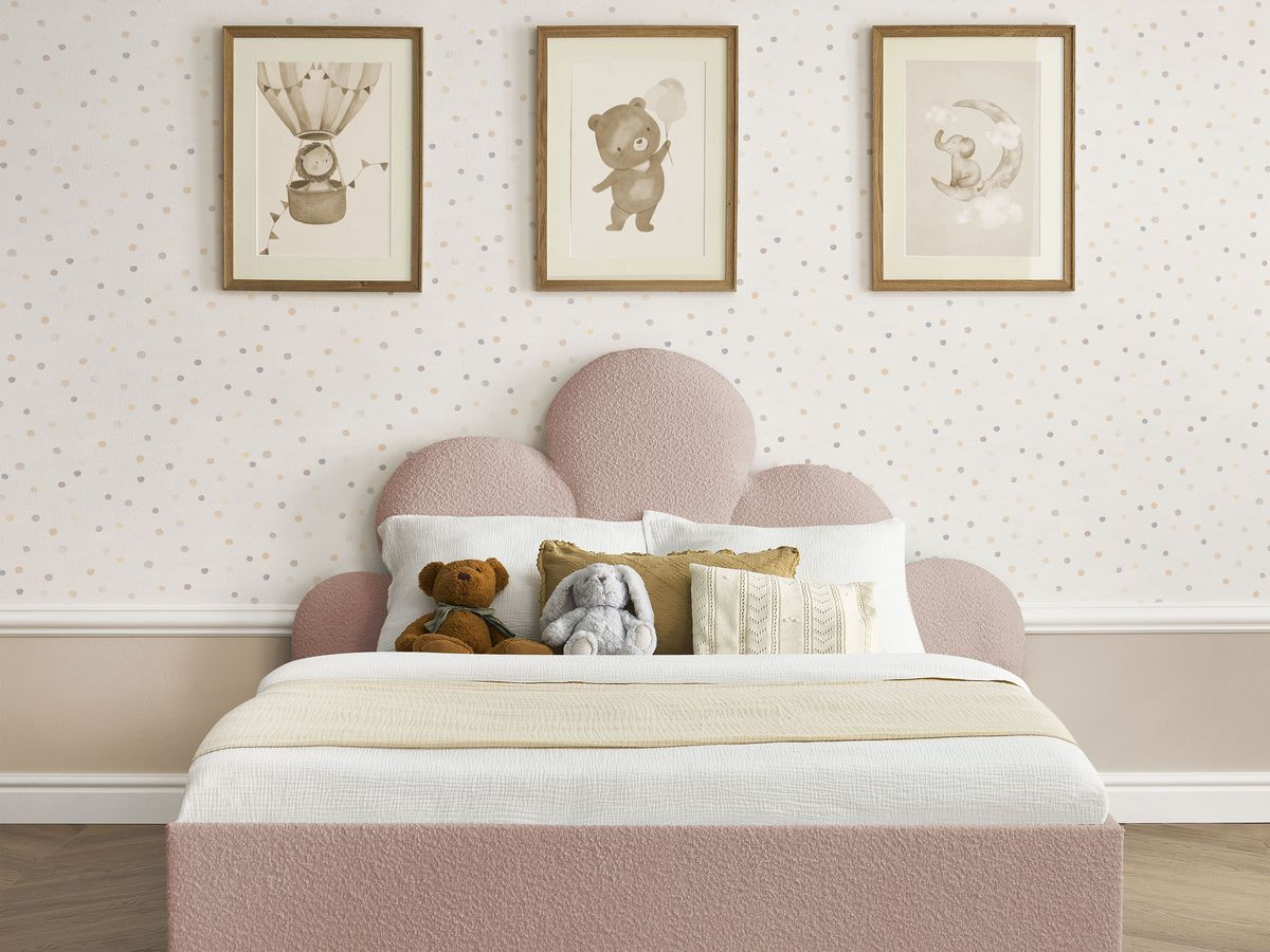 DEOTILLE kinderbed met massieve lattenbodem en lade