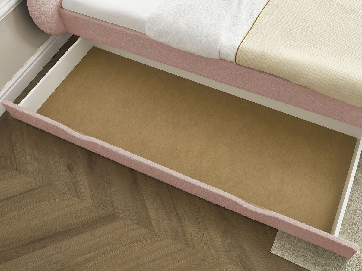 DEOTILLE kinderbed met massieve lattenbodem en lade