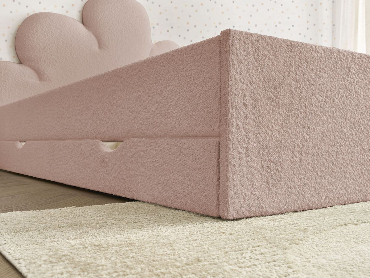 DEOTILLE kinderbed met massieve lattenbodem en lade