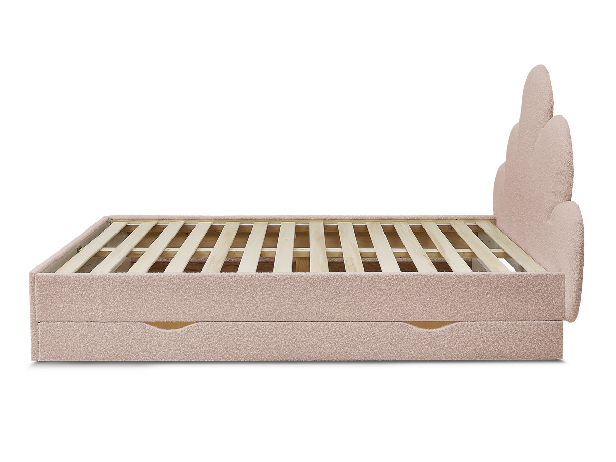 DEOTILLE kinderbed met massieve lattenbodem en lade