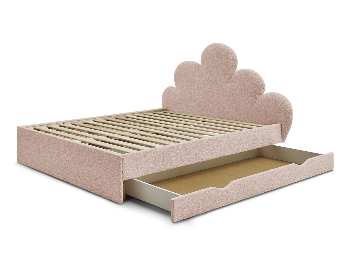 DEOTILLE kinderbed met massieve lattenbodem en lade
