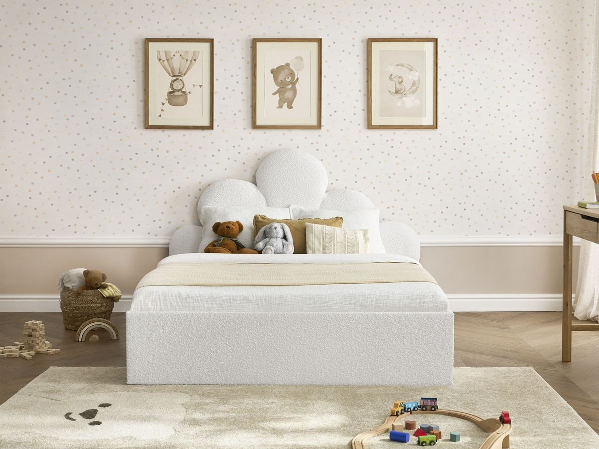 DEOTILLE kinderbed met massieve lattenbodem en lade
