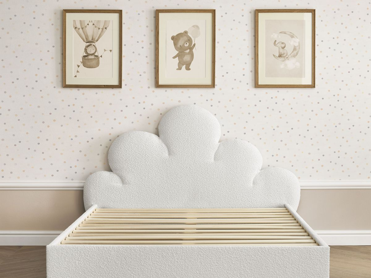 DEOTILLE kinderbed met massieve lattenbodem en lade