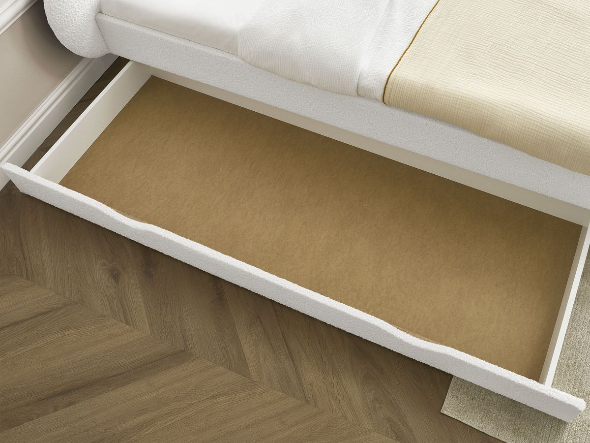 DEOTILLE kinderbed met massieve lattenbodem en lade