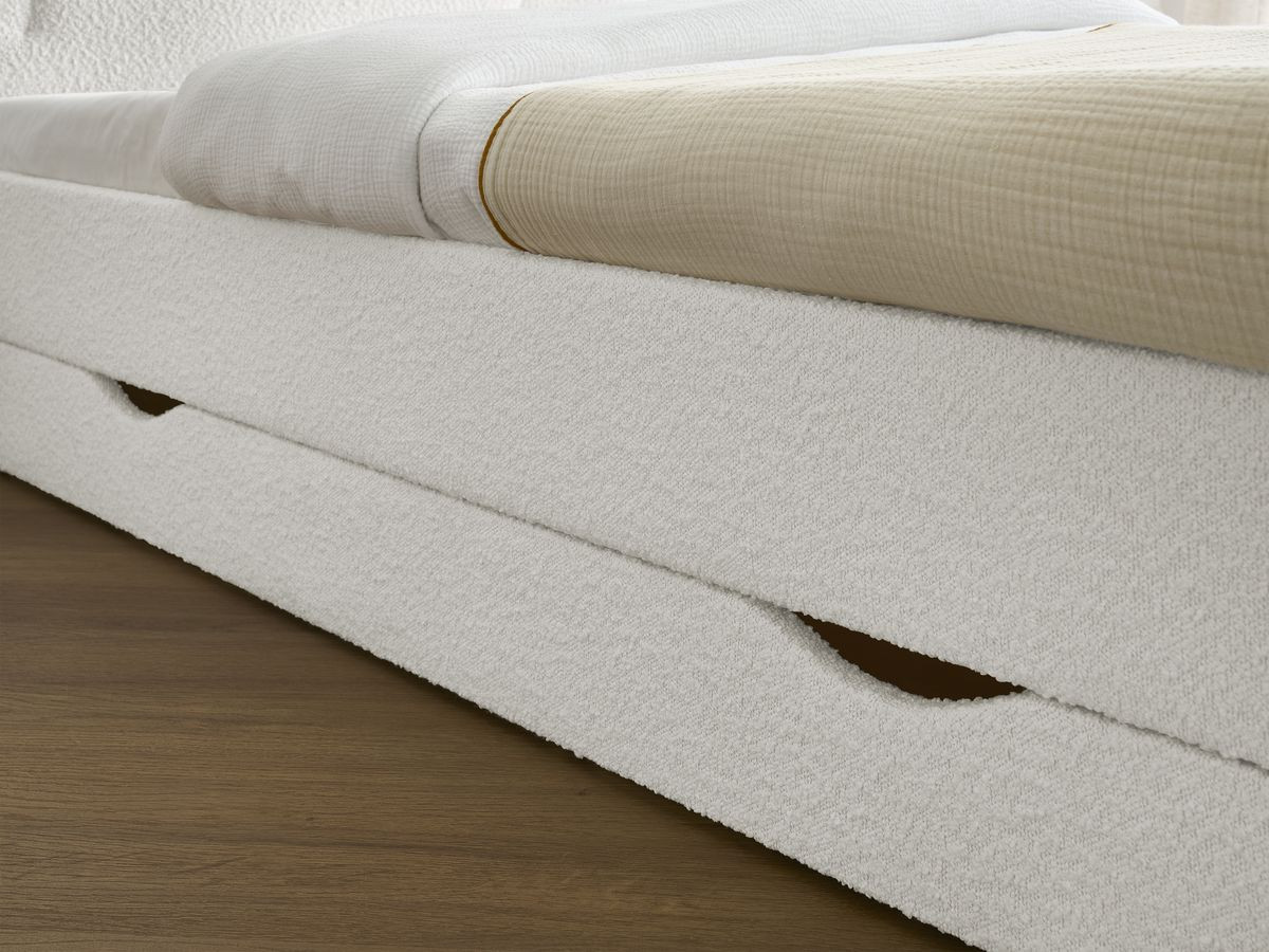 DEOTILLE kinderbed met massieve lattenbodem en lade