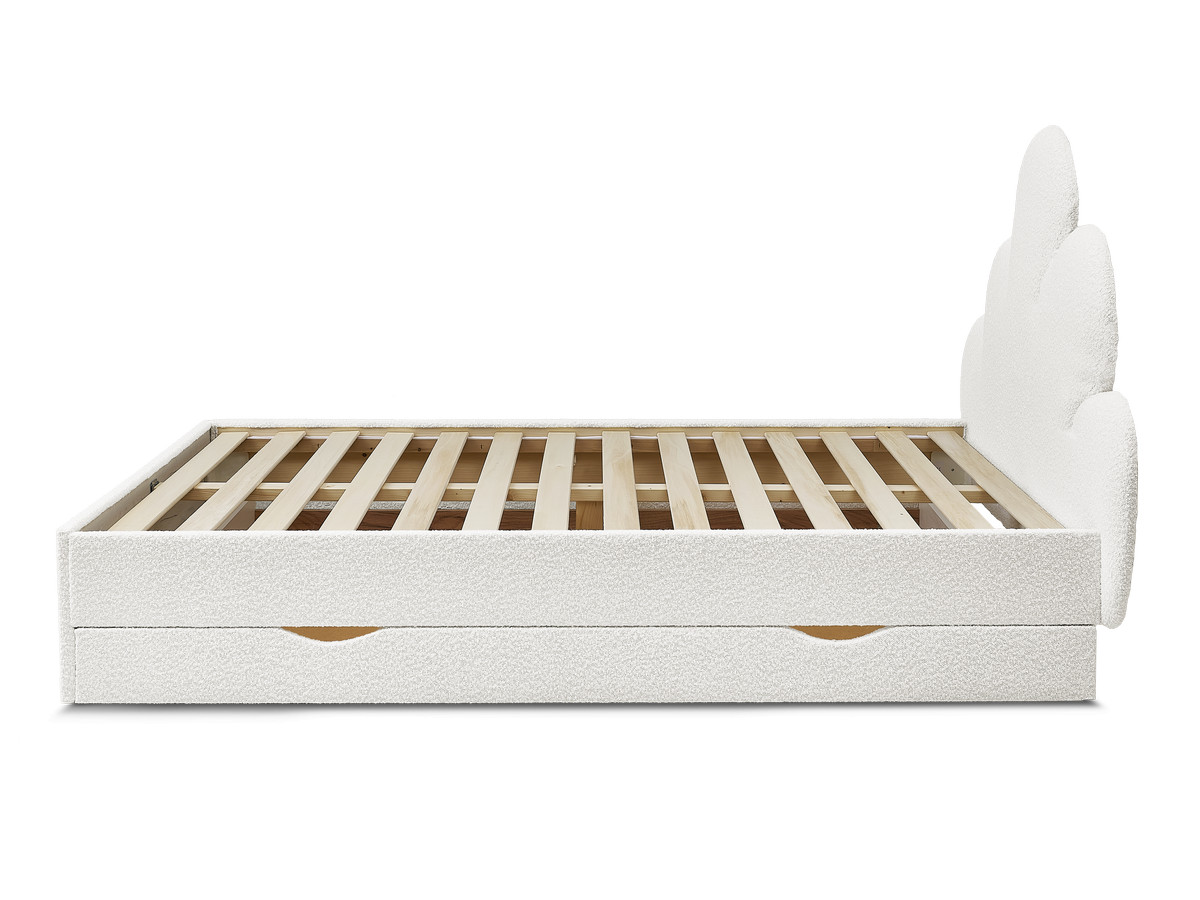 DEOTILLE kinderbed met massieve lattenbodem en lade