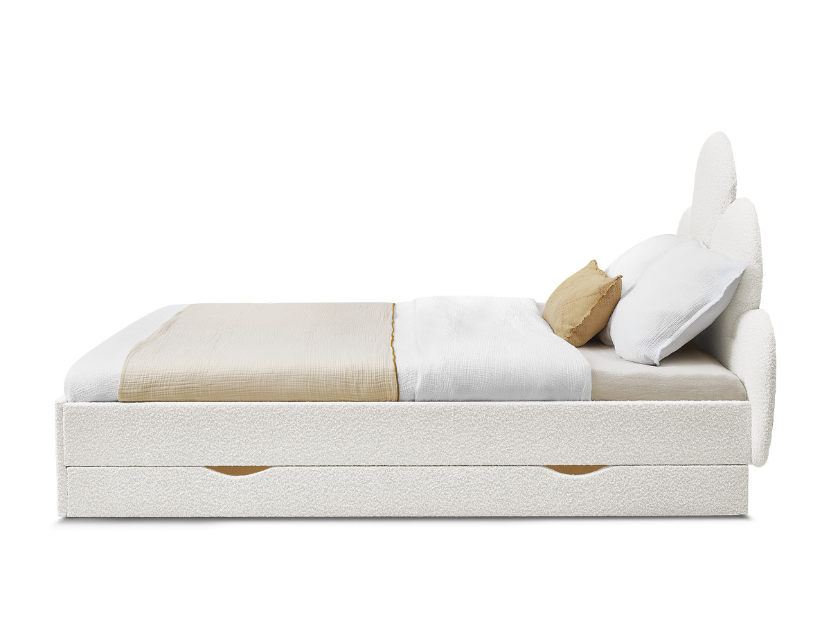 DEOTILLE kinderbed met massieve lattenbodem en lade