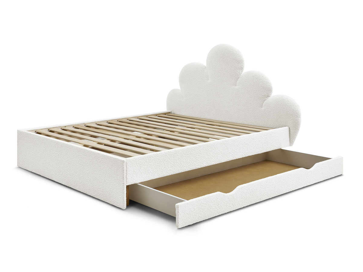 DEOTILLE kinderbed met massieve lattenbodem en lade