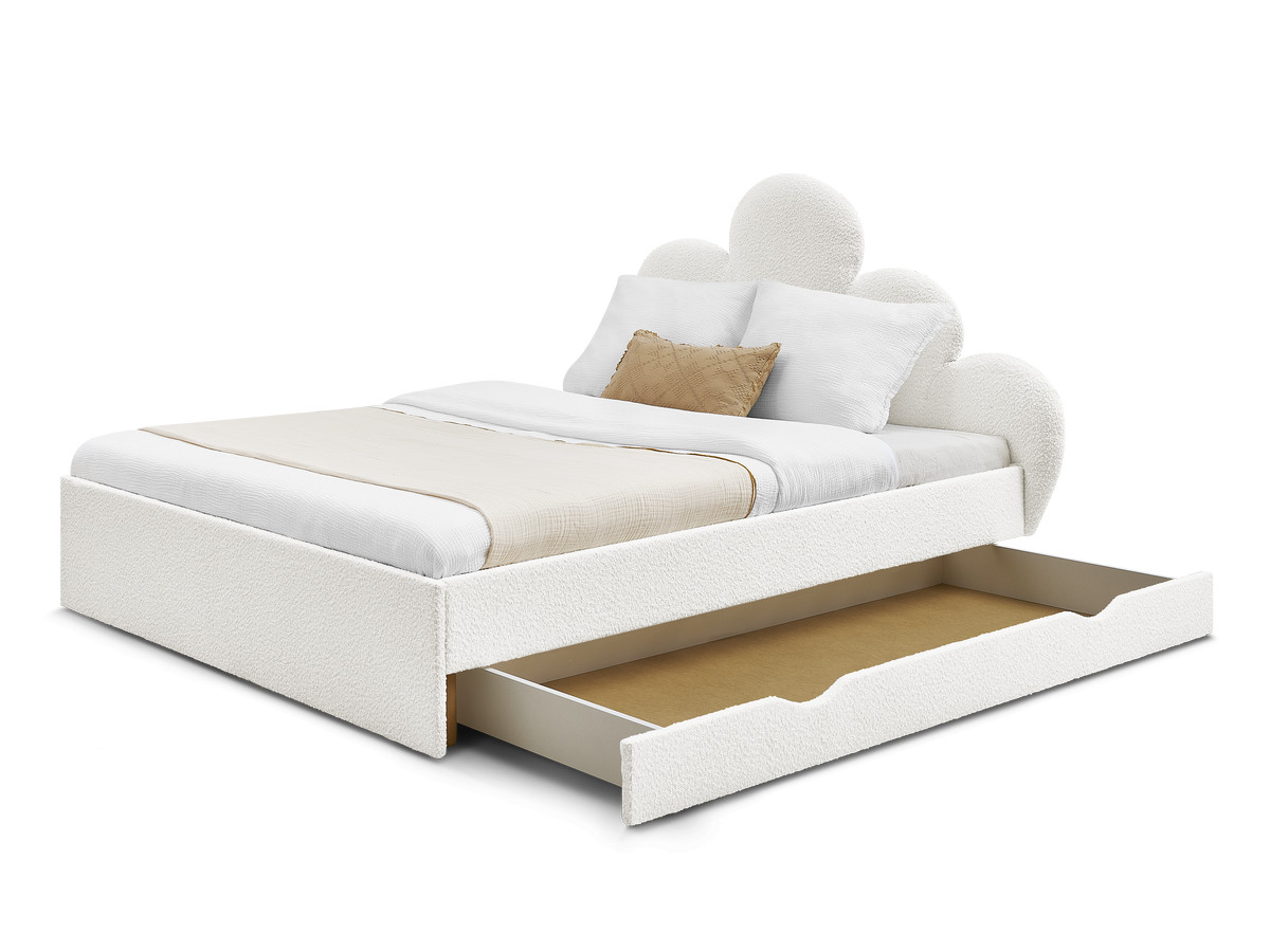 DEOTILLE kinderbed met massieve lattenbodem en lade