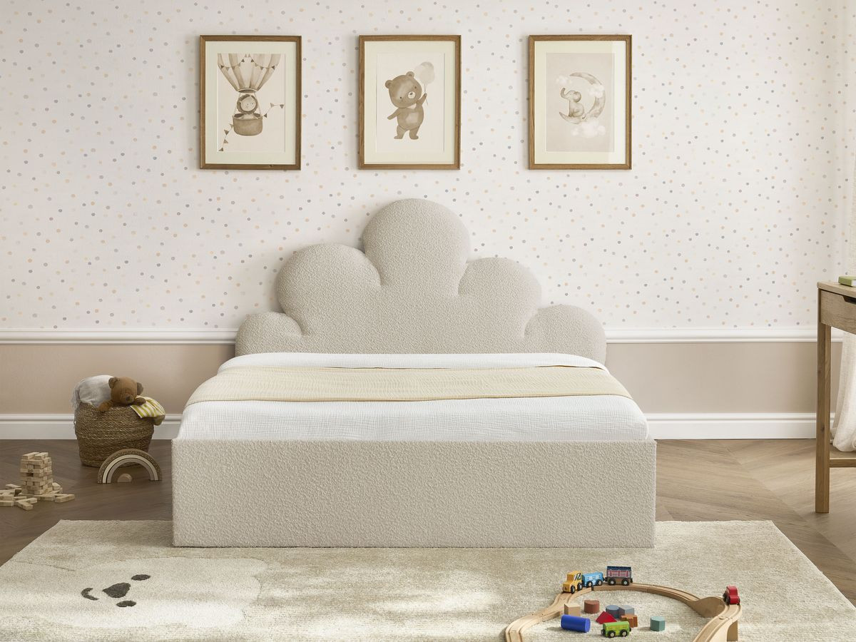 DEOTILLE kinderbed met massieve lattenbodem en lade