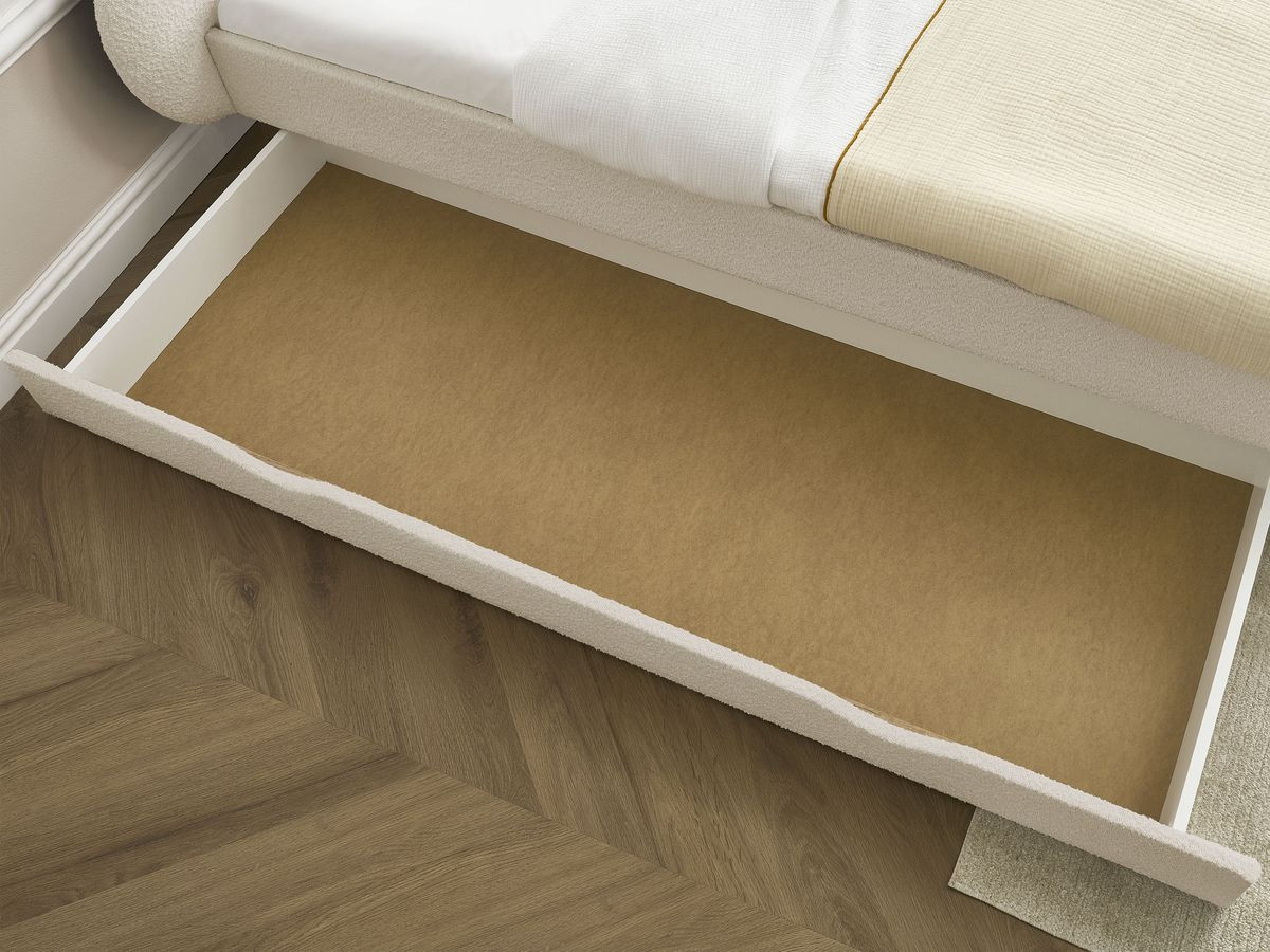 DEOTILLE kinderbed met massieve lattenbodem en lade