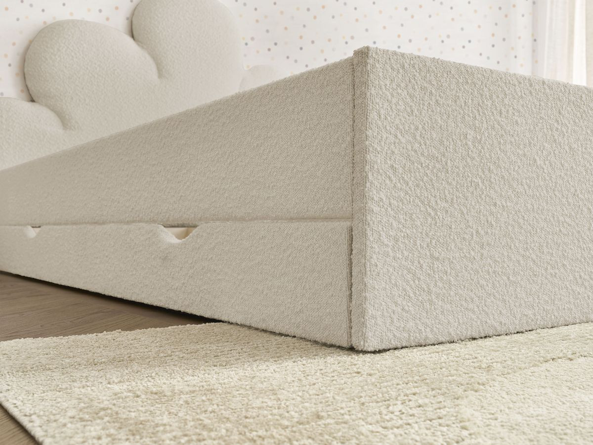 DEOTILLE kinderbed met massieve lattenbodem en lade