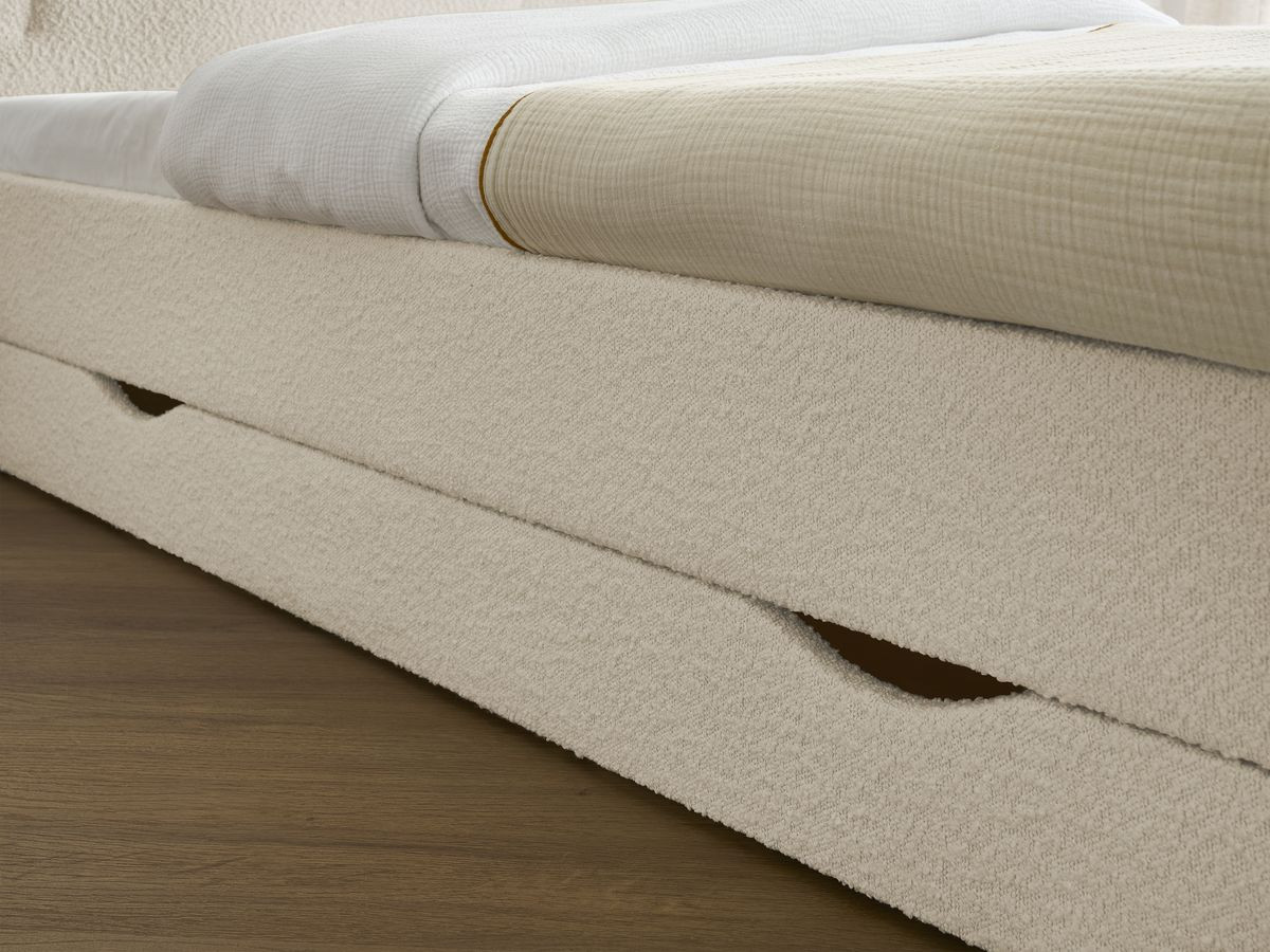 DEOTILLE kinderbed met massieve lattenbodem en lade