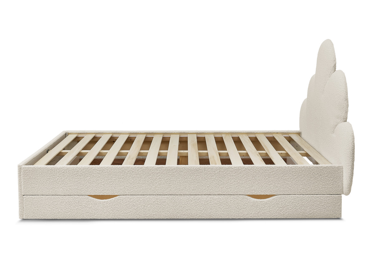 DEOTILLE kinderbed met massieve lattenbodem en lade