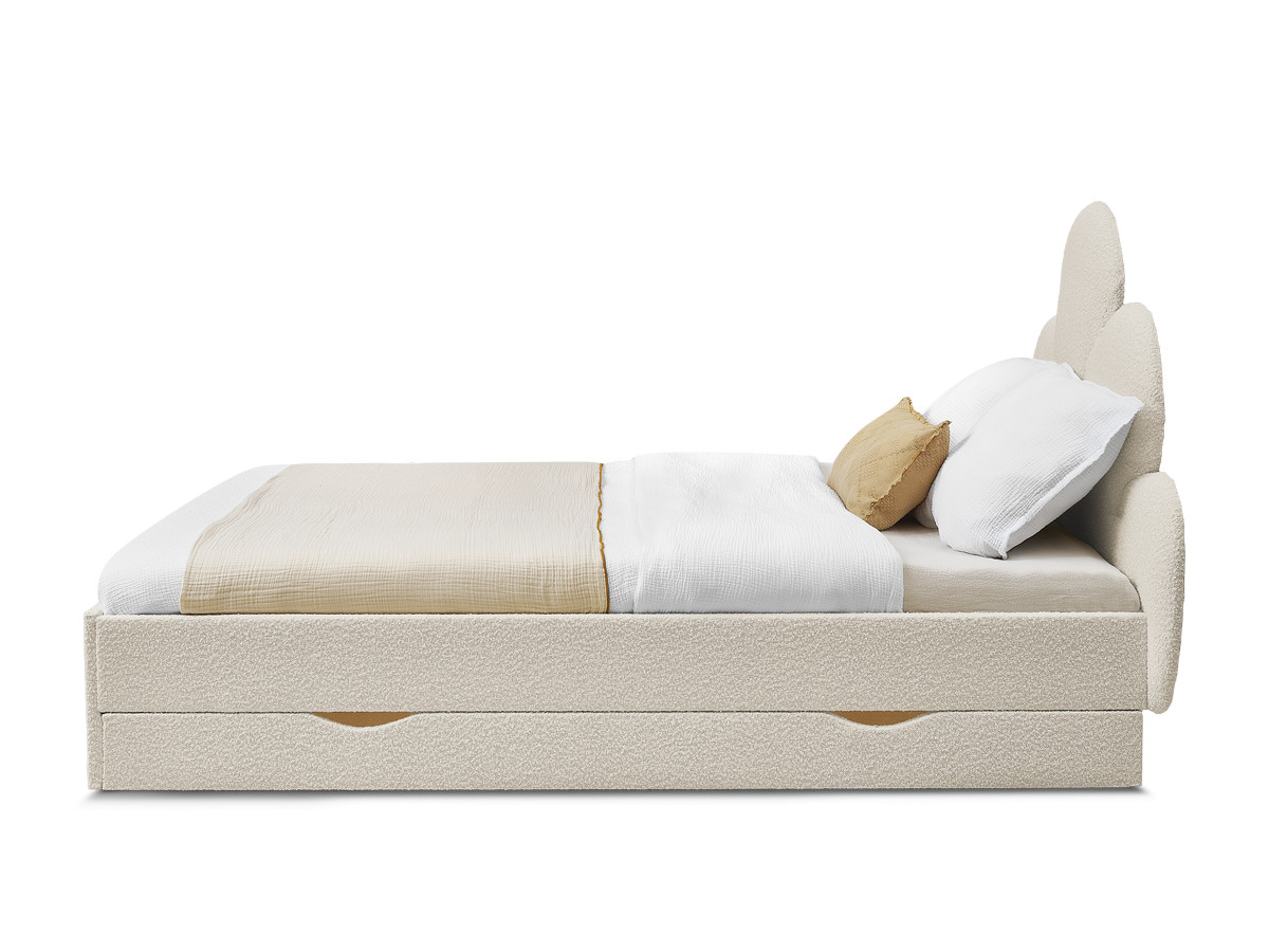 DEOTILLE kinderbed met massieve lattenbodem en lade